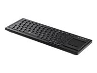 GETT Cleantype Xtra Touch Tastatur mit Touchpad USB Farbe schwarz Layout DE