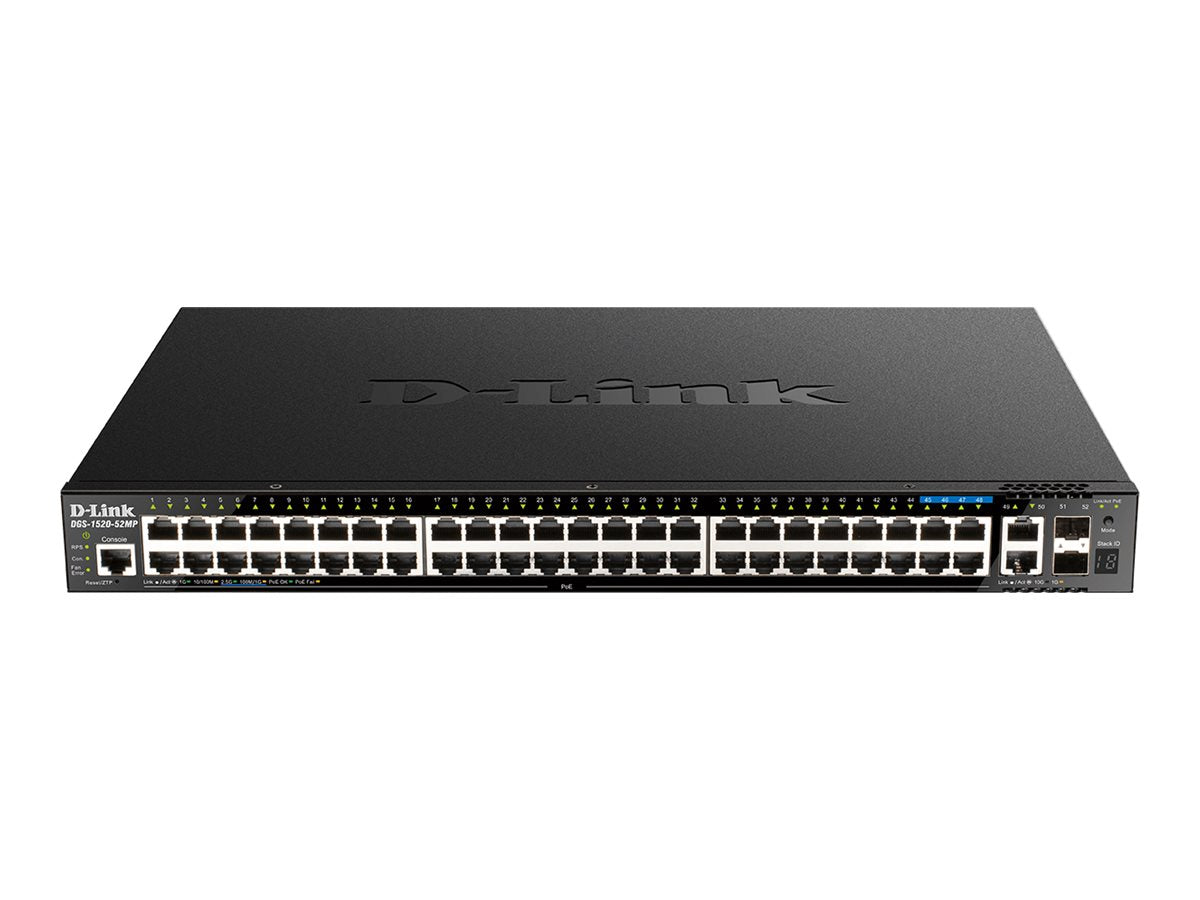 D-LINK DGS-1520-52MP/E Switch Vorderansicht