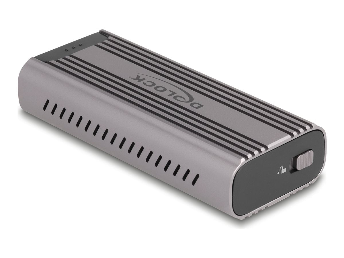 DELOCK USB Type-C Gehäuse für M.2 NVMe SSD - Vorderansicht