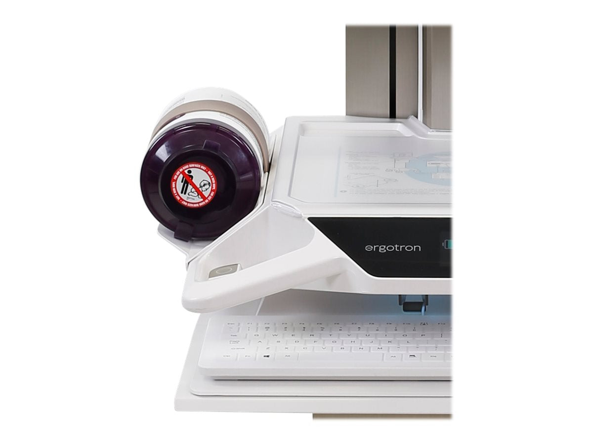 Verpackung des ERGOTRON CareFit Pro seitlich montierten Tuchhalters