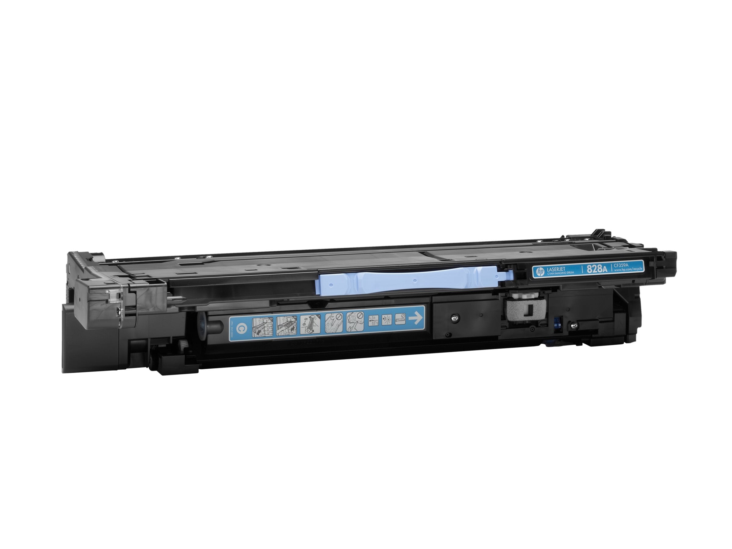 HP 828A original imaging drum CF359A cyan Seitenansicht