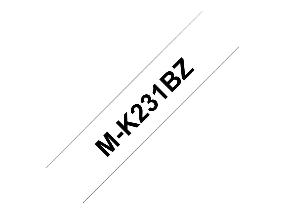 BROTHER MK231BZ Schriftbandkassette Vorderansicht