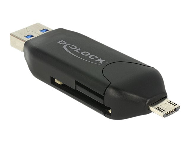 DELOCK Micro USB OTG Card Reader Vorderansicht