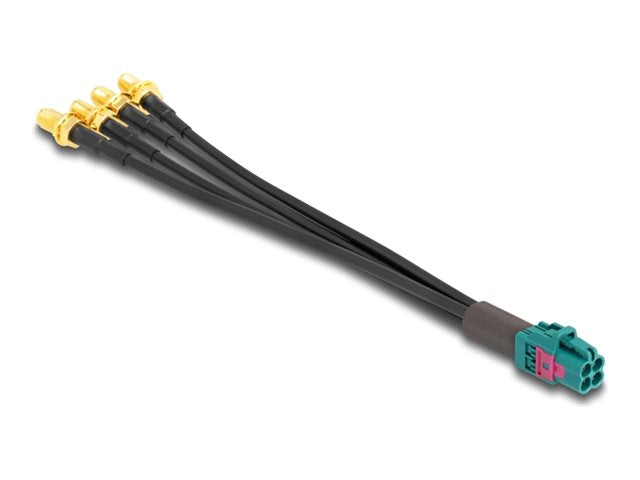 DELOCK Kabel Mini FAKRA Z Buchse quad zu 4 x SMA Buchse B-Typ - Vorderansicht