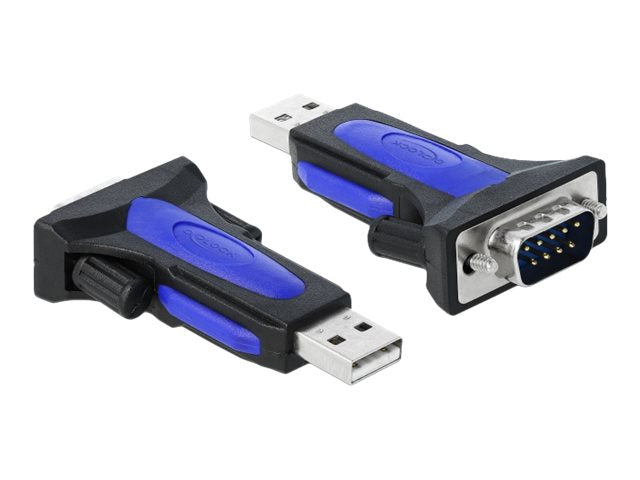 DELOCK Adapter USB 2.0 Typ-A zu 1 x Seriell RS-485 DB9 Detailansicht