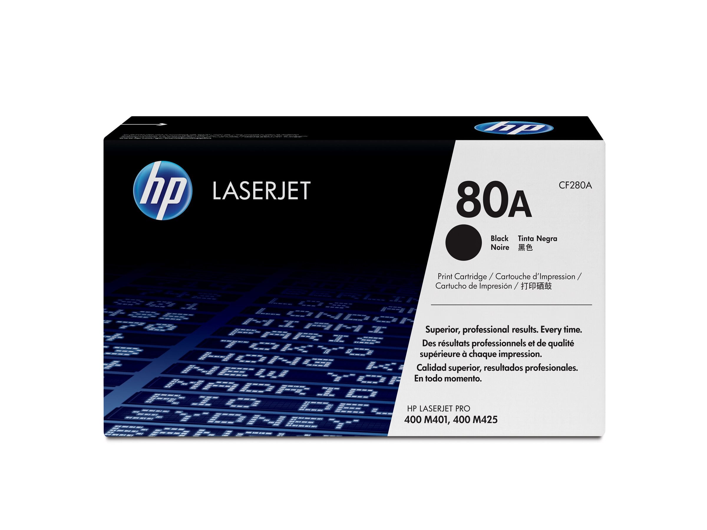 HP 80A Tonerpatrone Verpackung