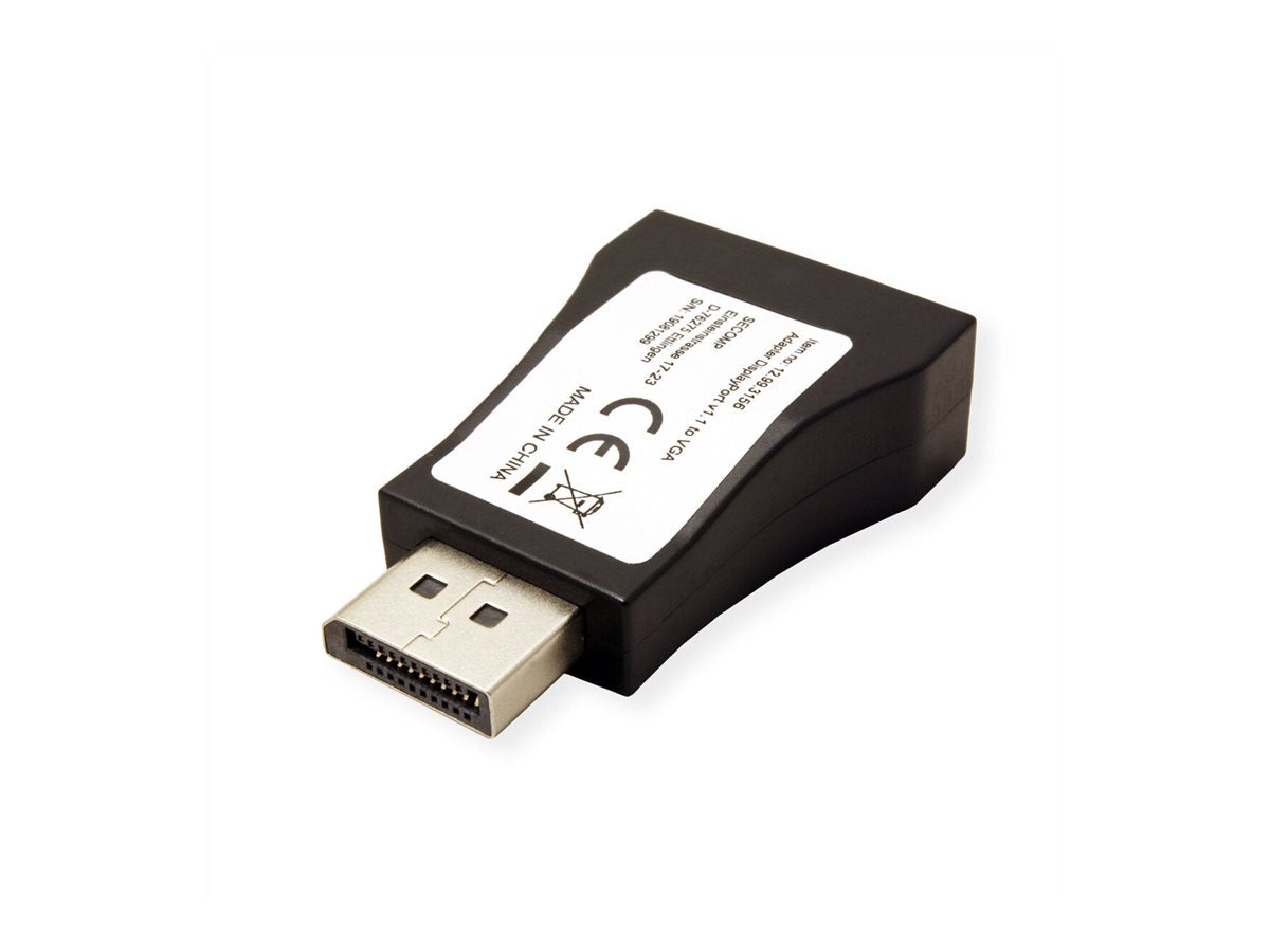 VALUE DisplayPort-VGA Adapter DP ST - VGA BU Aktiv