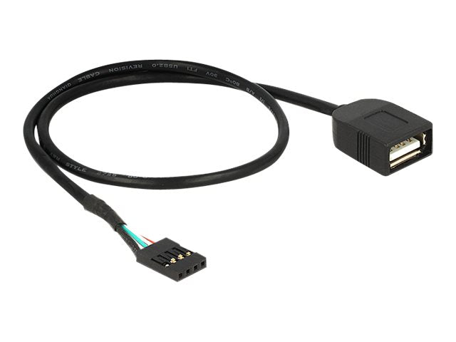 DELOCK USB Kabel Pin Header Buchse Vorderansicht