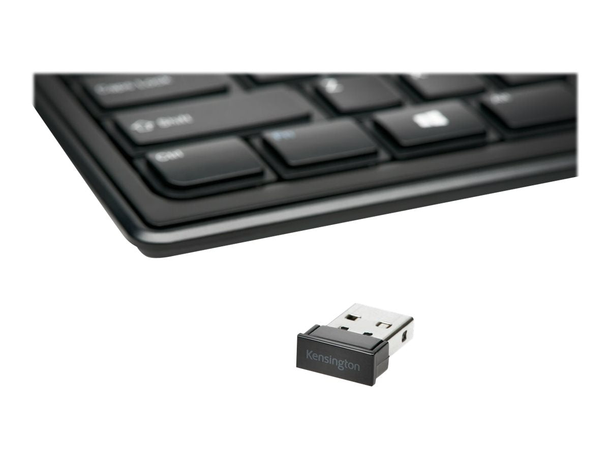 KENSINGTON Advance Fit flache drahtlose Tastatur Vorderansicht