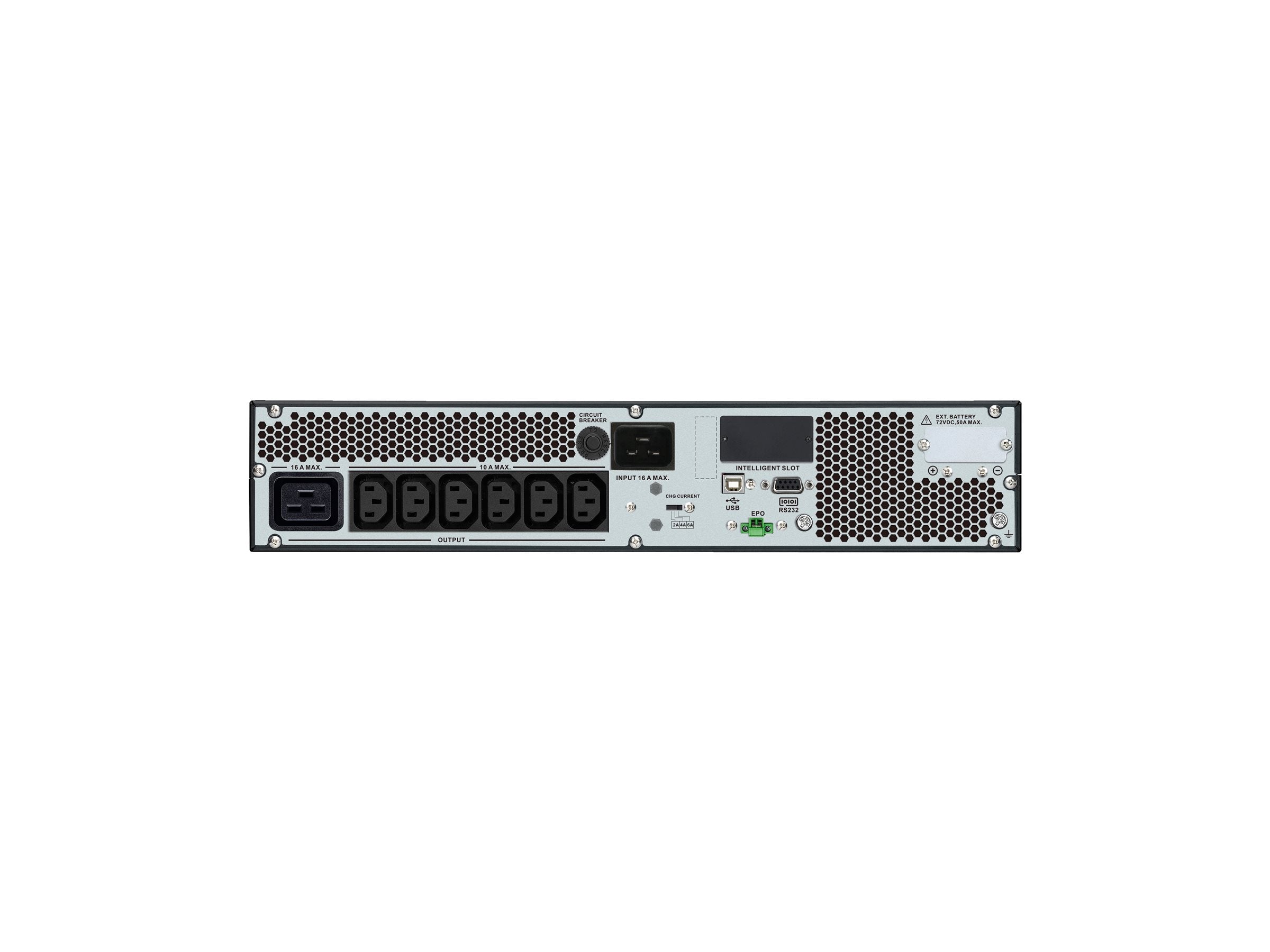 APC Easy UPS On-Line UPS Rack extended runtime AC 220/230/240V 2700Watt 2000VA 1-phase lead acid USB serial oc 7 4U EU BK RAL 7010