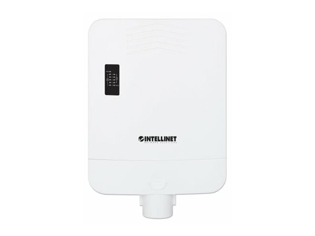 INTELLINET Outdoor PoE-Powered 5-Port Gigabit Switch mit PoE-Passthrough bis 90W Eingangsstrom 4-Port PoE+ Extender bis 100m IP65
