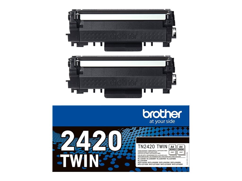 BROTHER TN2420 TWIN-pack Toner Vorderansicht