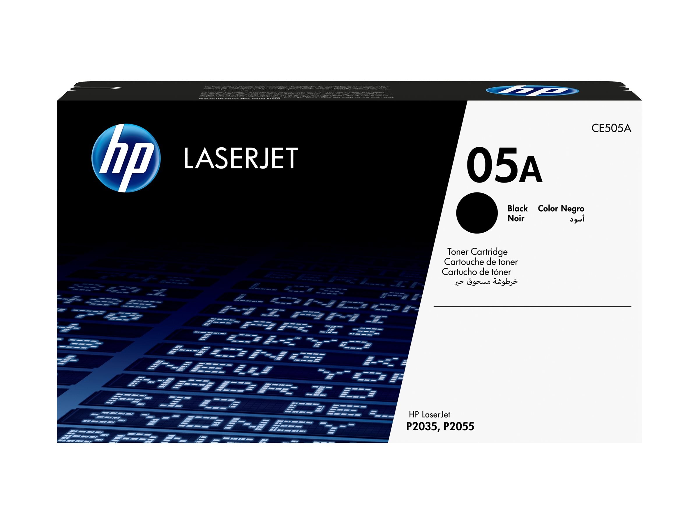 HP 05A original LaserJet Tonerpatrone CE505A Verpackung