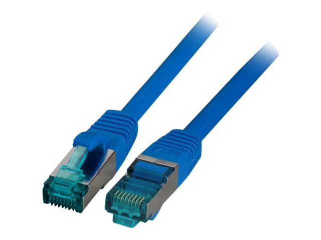 EFB RJ45 Patchkabel S/FTP Cat6A LSZH Blau 10m - Verpackung