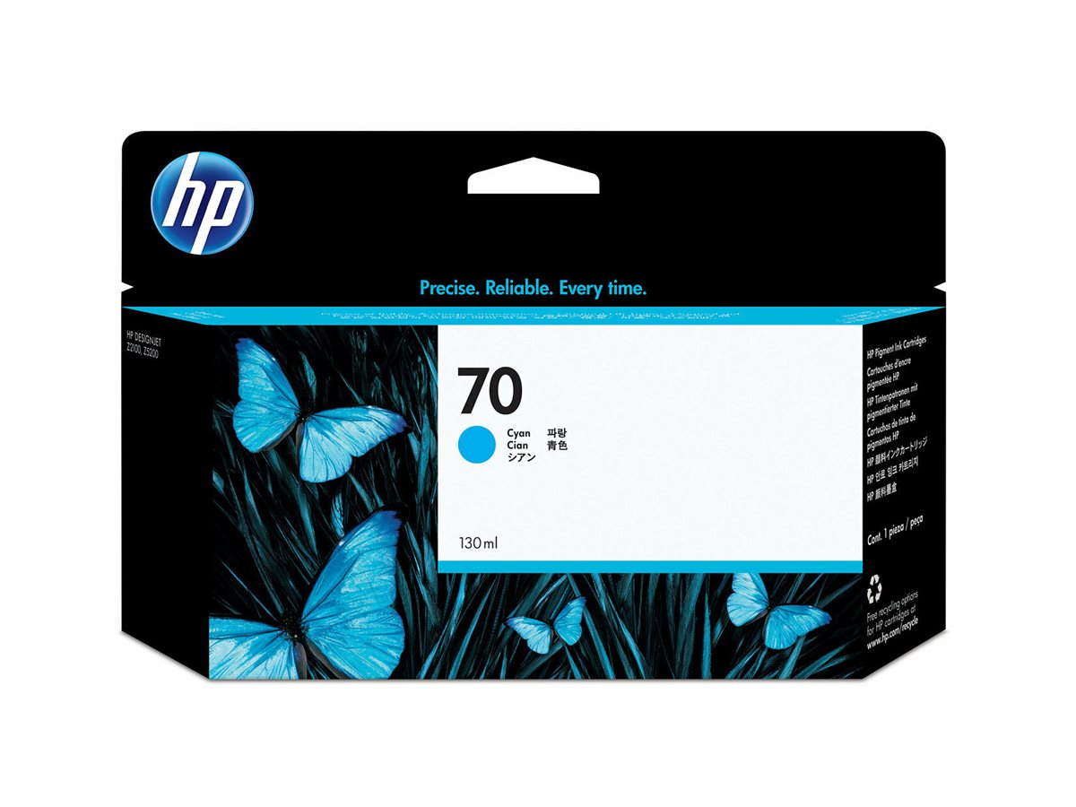 HP 70 original Tintenpatrone C9452A cyan Detailansicht