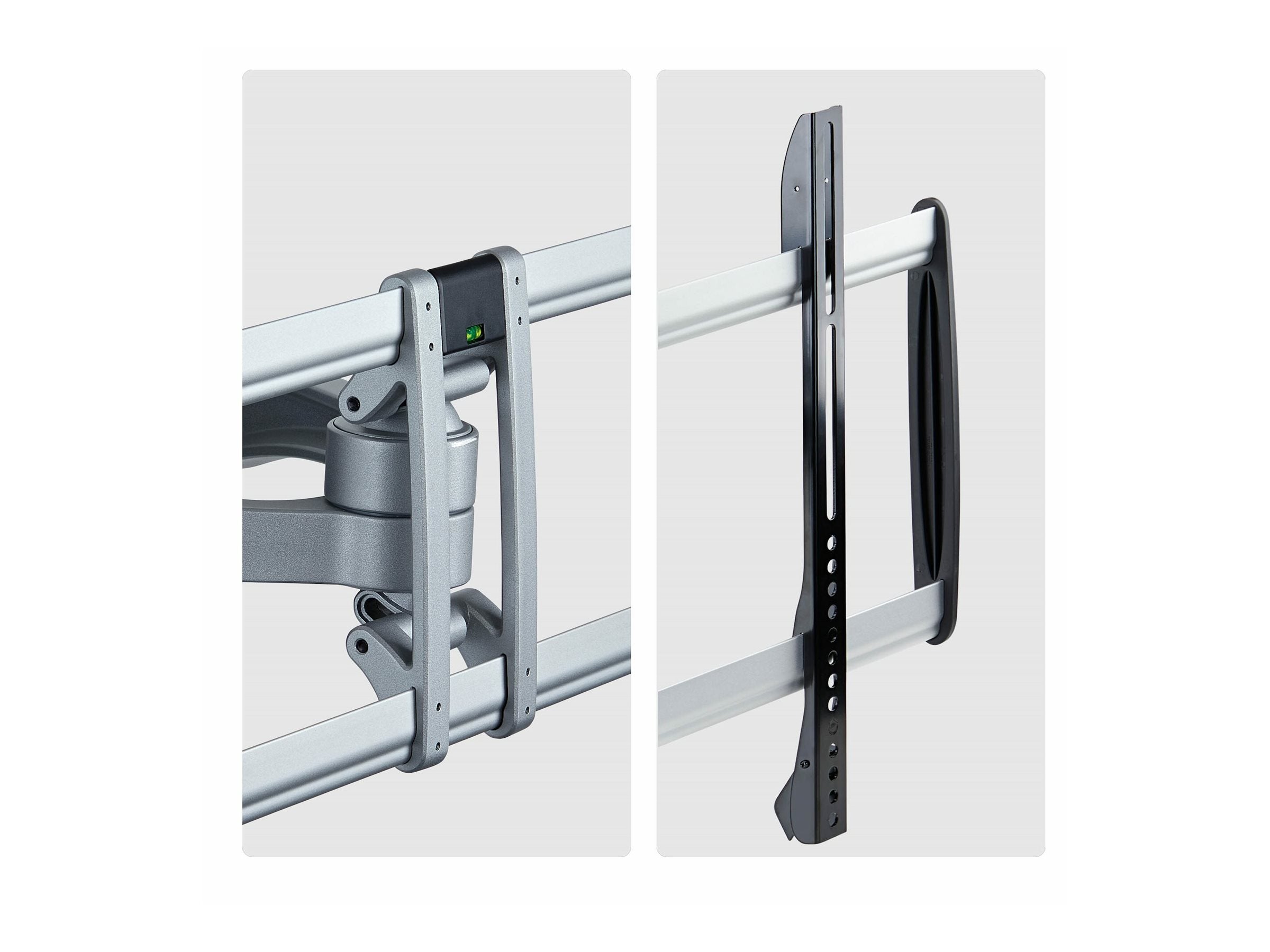 STARTECH.COM Robuste vollbewegliche TV-Wandhalterung fur Flachbildschirme bis 100 Zoll und 85 kg flaches Design TAA