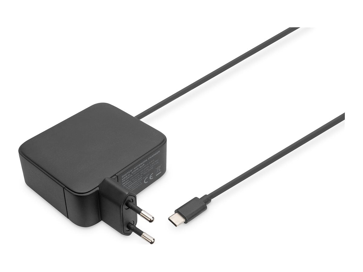 DIGITUS Notebook charger USB-C power supply 100W PD 3.0 Vorderansicht