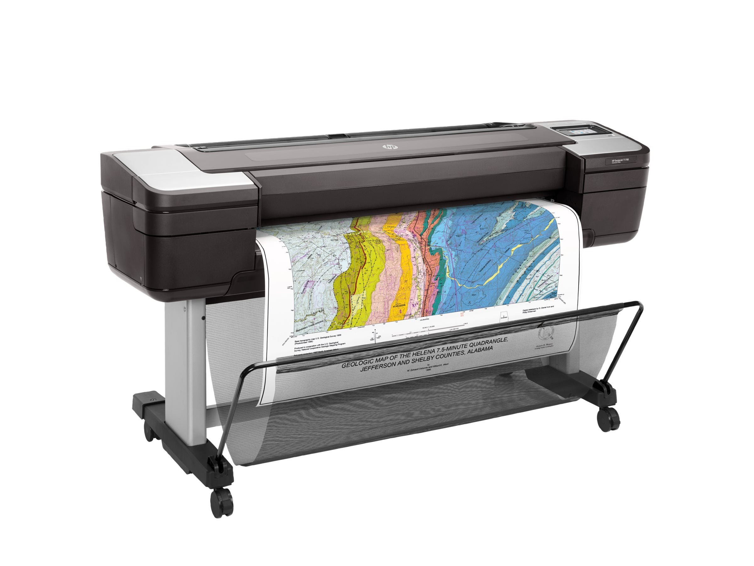 HP DesignJet T1700dr 44-in Printer Seitenansicht