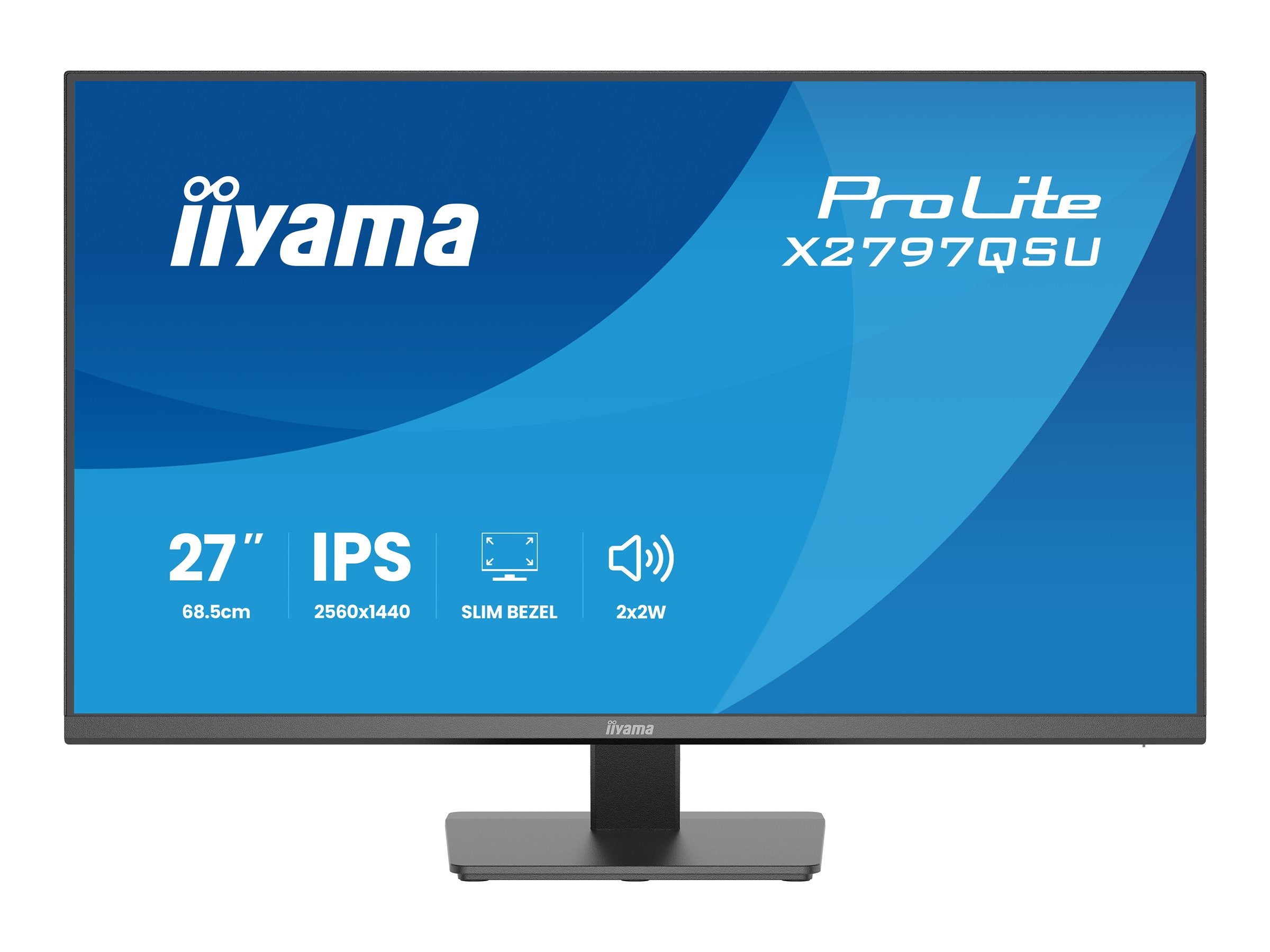 IIYAMA X2797QSU-B1 Monitor Seitenansicht