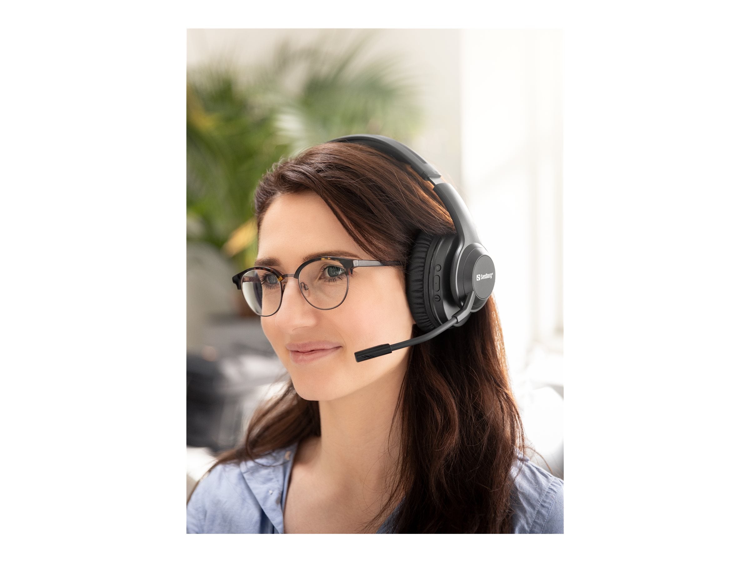 SANDBERG 3in1 Office Headset Pro ENC im Einsatz