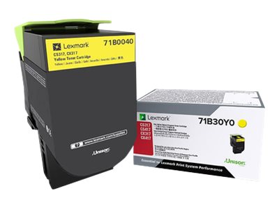 LEXMARK Gelb Toner Regular Open Channel CRTG Vorderansicht
