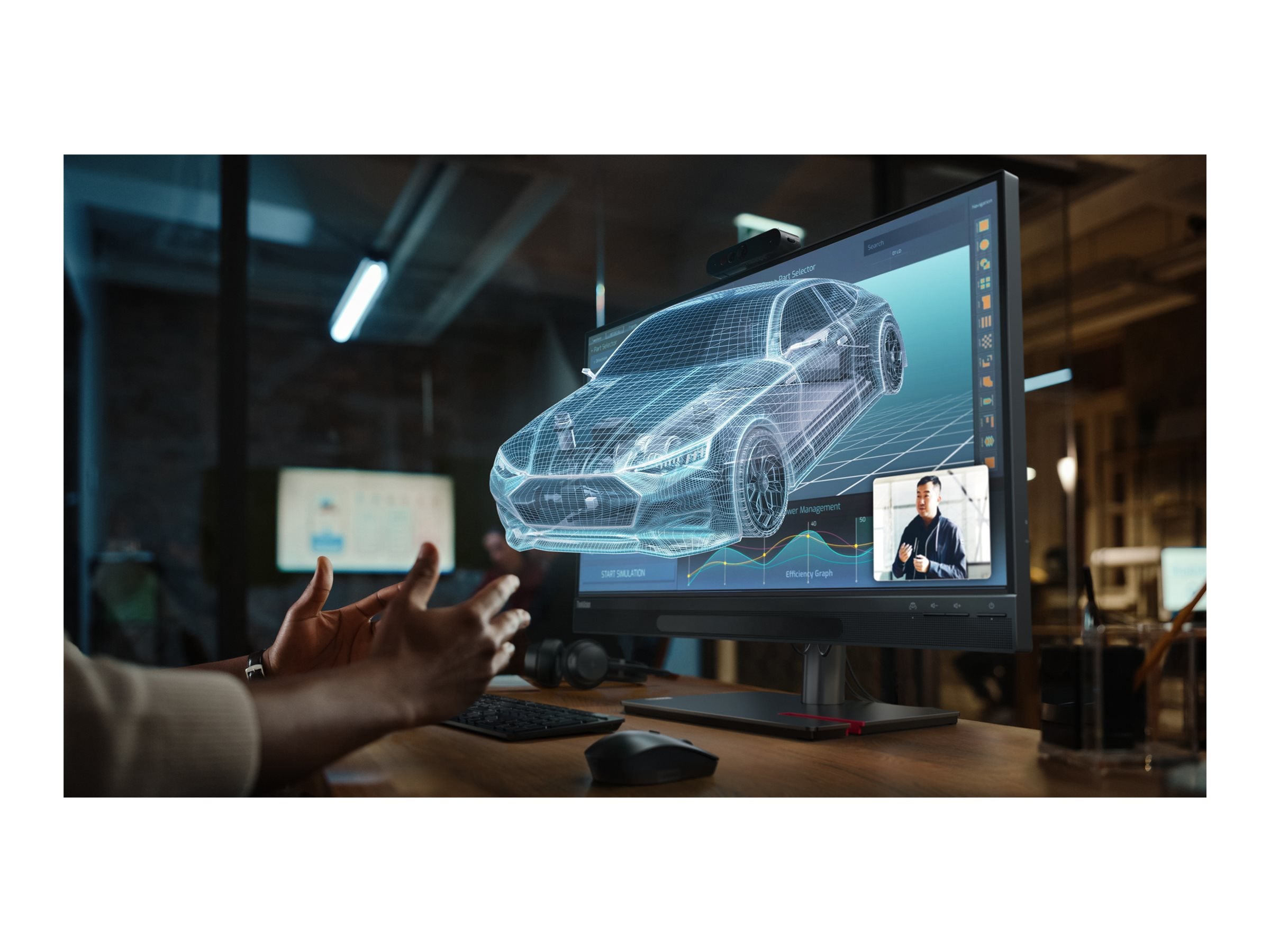 LENOVO ThinkVision 27 3D Monitor Verpackung