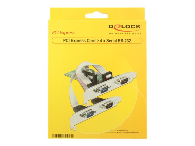 DELOCK PCI Express Karte Vorderansicht