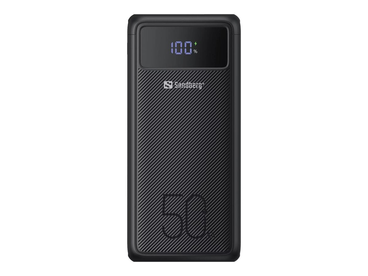 SANDBERG Powerbank USB-C PD 130W 50000mAh Vorderansicht