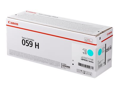Vorderansicht der CANON Cartridge 059 High yield Cyan Toner