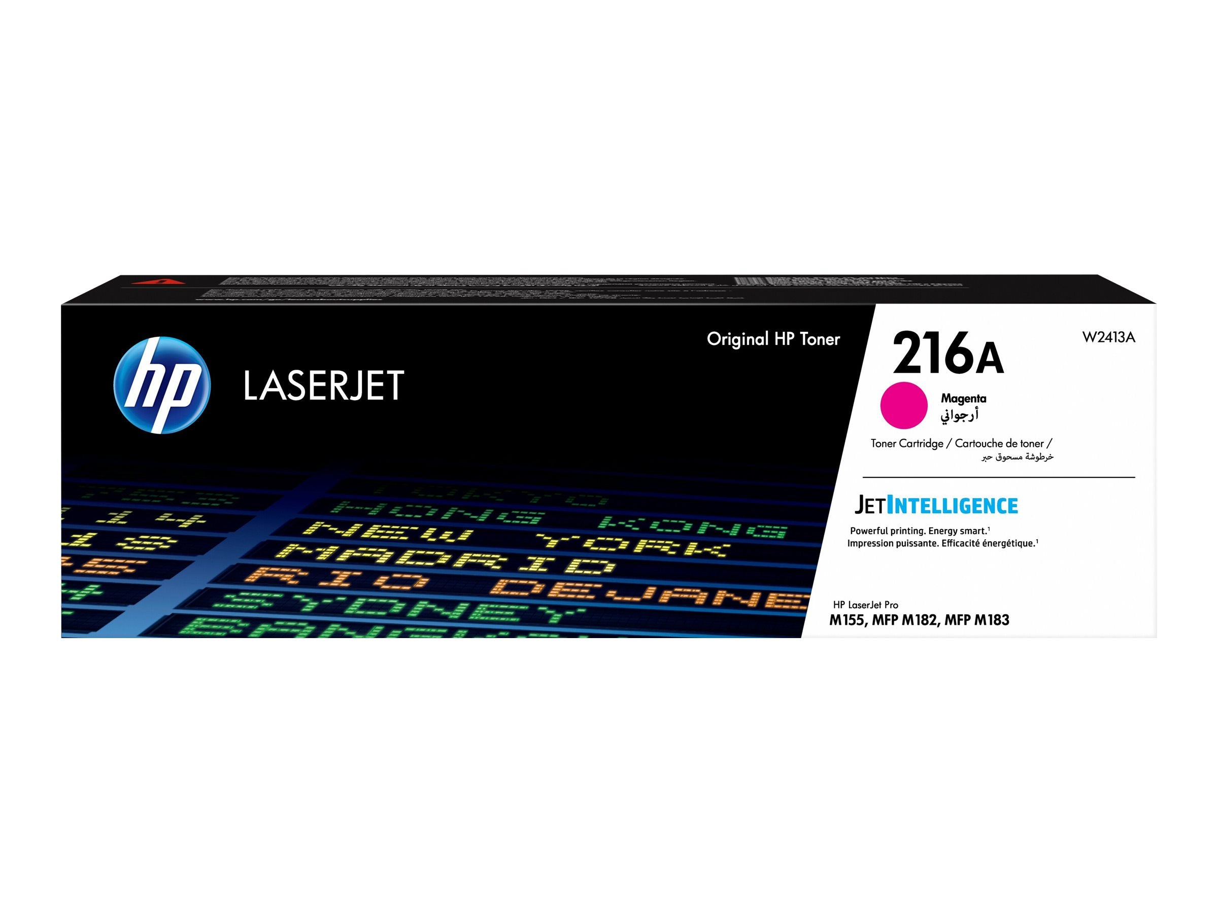 HP 216A Magenta LaserJet Toner Cartridge auf Drucker
