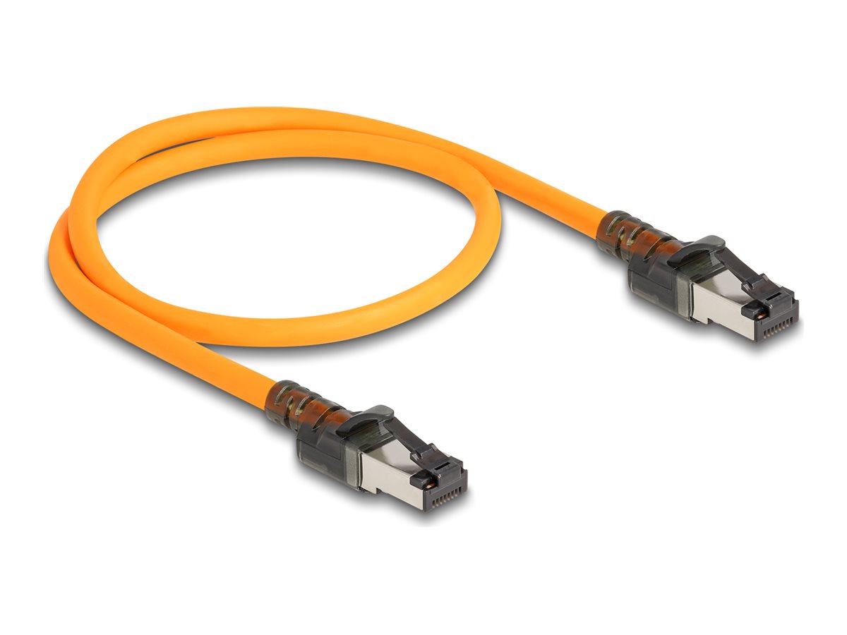 DELOCK RJ45 Netzwerkkabel mit USB Type-C Portfinder Funktion - Vorderansicht