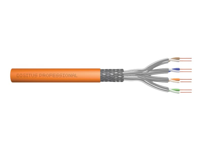 DIGITUS DK-1744-VH-10 CAT 7 S-FTP Installation Kabel Vorderansicht