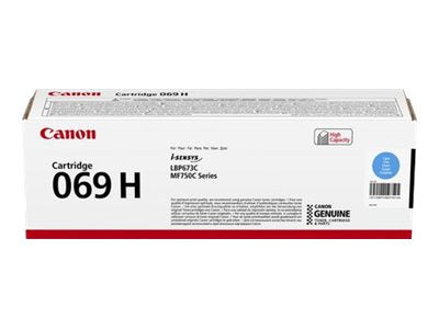 CANON Toner Cartridge 069 High yield Cyan - Vorderansicht