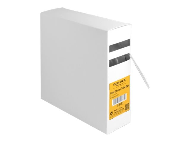 DELOCK Schrumpfschlauch Box 15mx2,4mm transparent - Vorderansicht