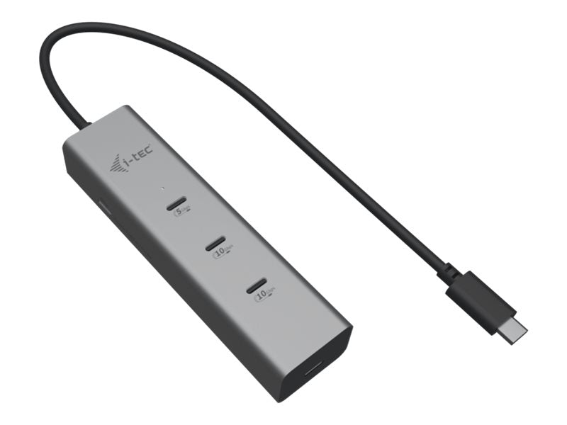 I-TEC USB-C Charging Metal HUB 5port Vorderansicht