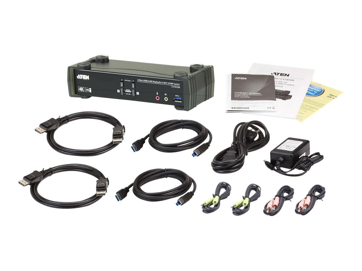 ATEN CS1922M 2-Port USB 3.0 KVM Switch Vorderansicht