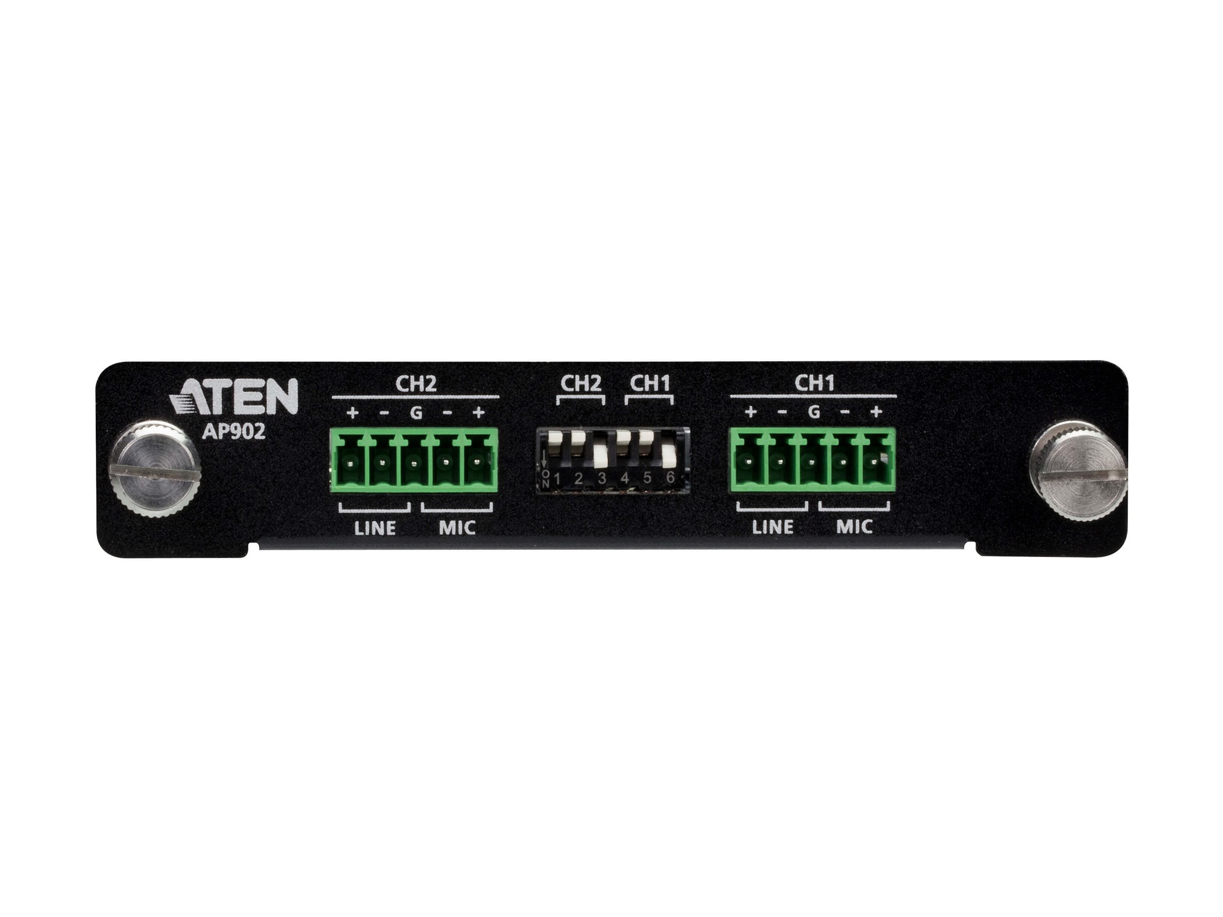 ATEN AP902 2-CH Mic/Line Pre-AMP Expansion Card Detailansicht