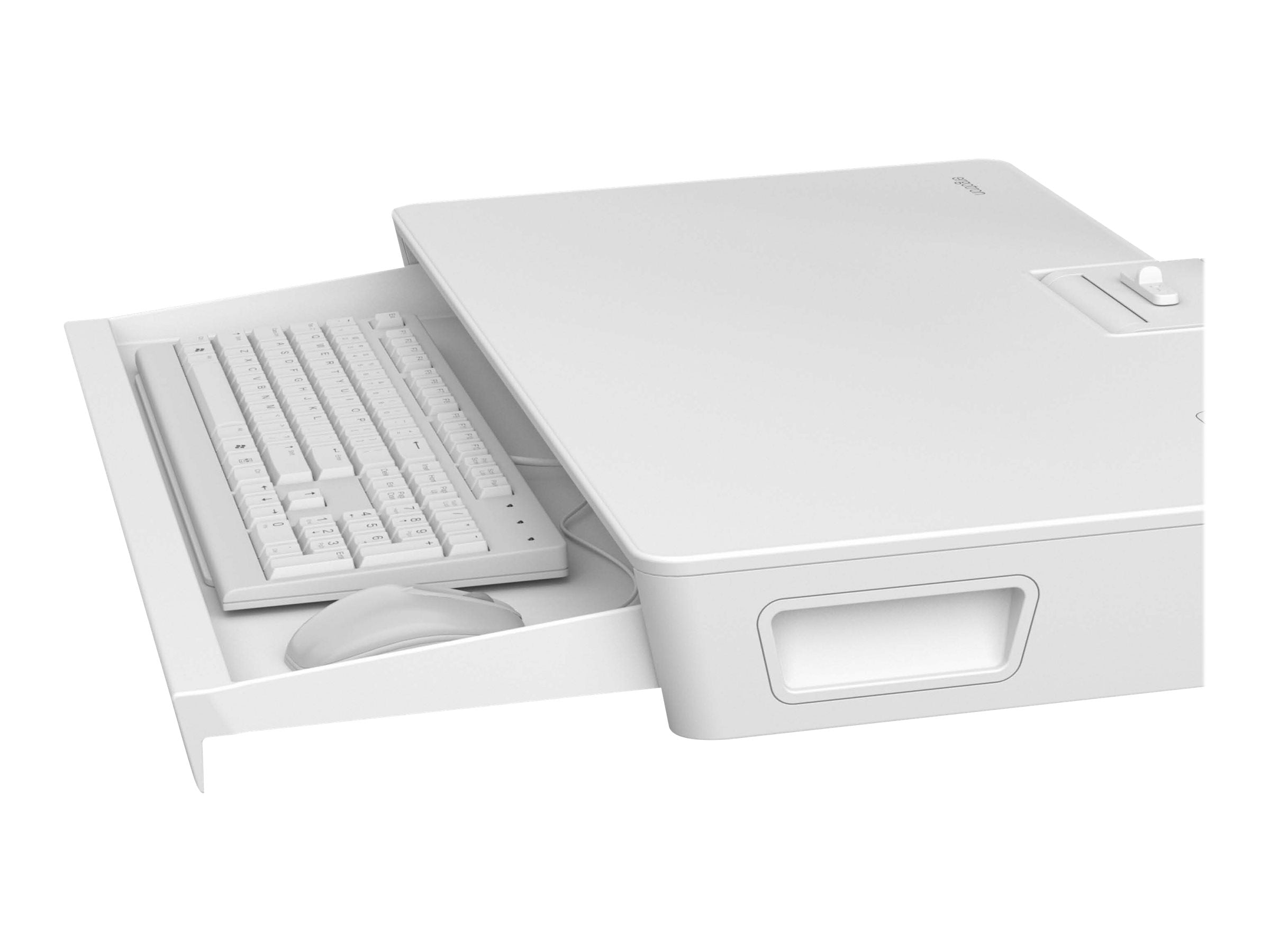 ERGOTRON CareFit Combo System mit Worksurface - Vorderansicht