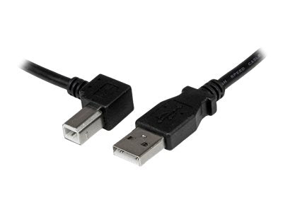 STARTECH.COM 3m USB 2.0 A to Left Angle B Cable - Anschlussansicht