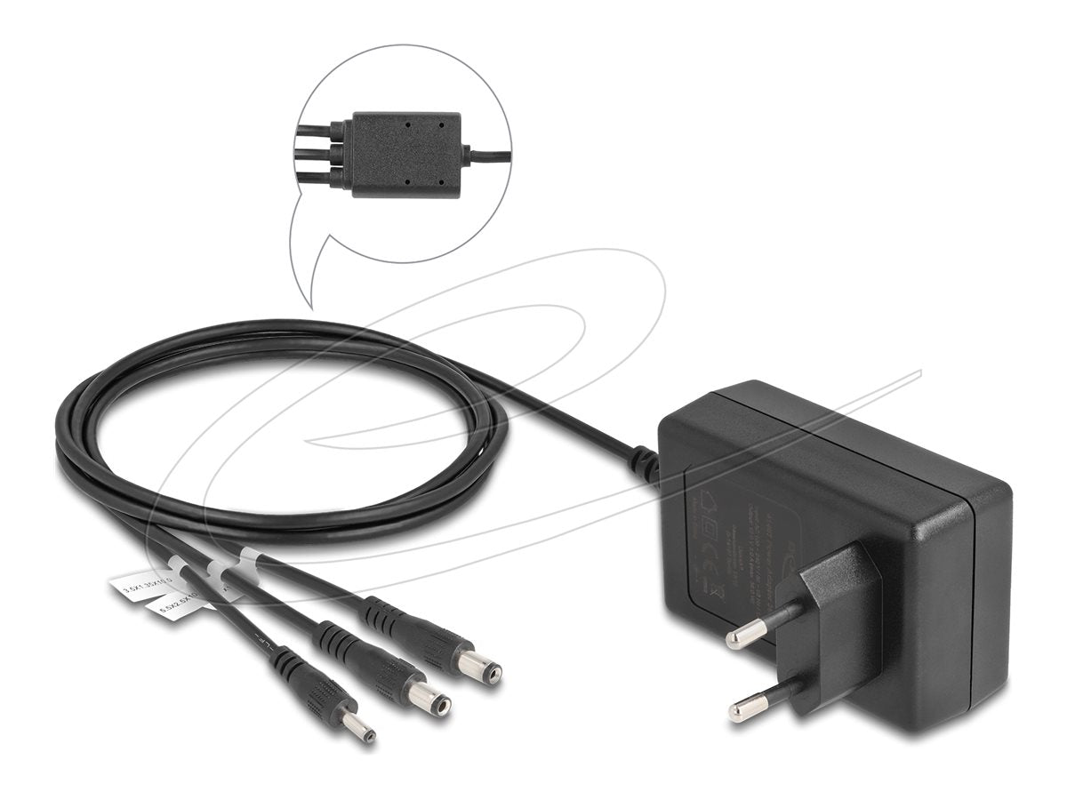 DELOCK Externes Netzteil Vorderansicht
