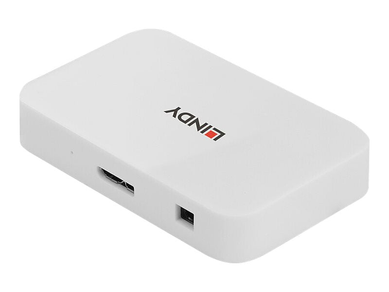 LINDY USB 3.1/3.0 Hub Basic 4 Port Rückansicht