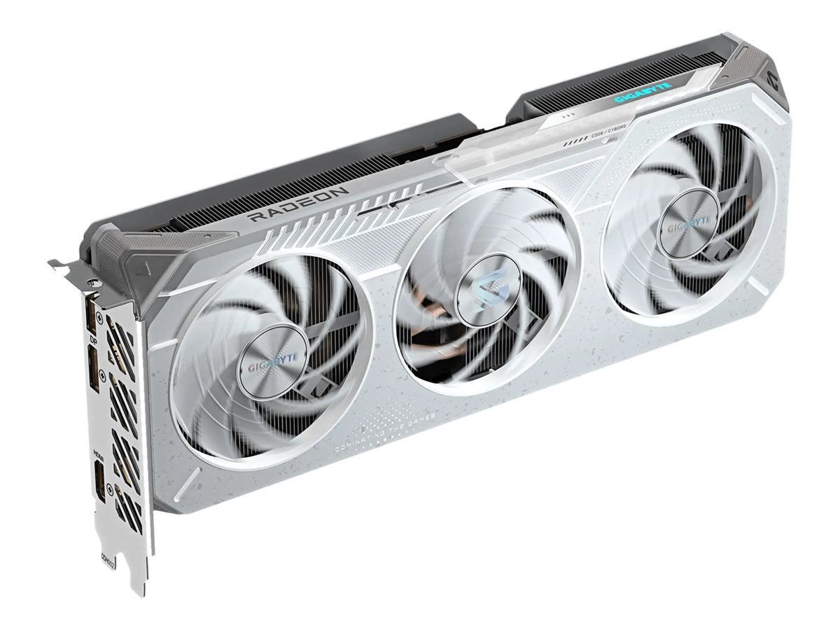 GIGABYTE Radeon RX 9060 XT GAMING OC ICE 16GB GDDR6 - Vorderansicht