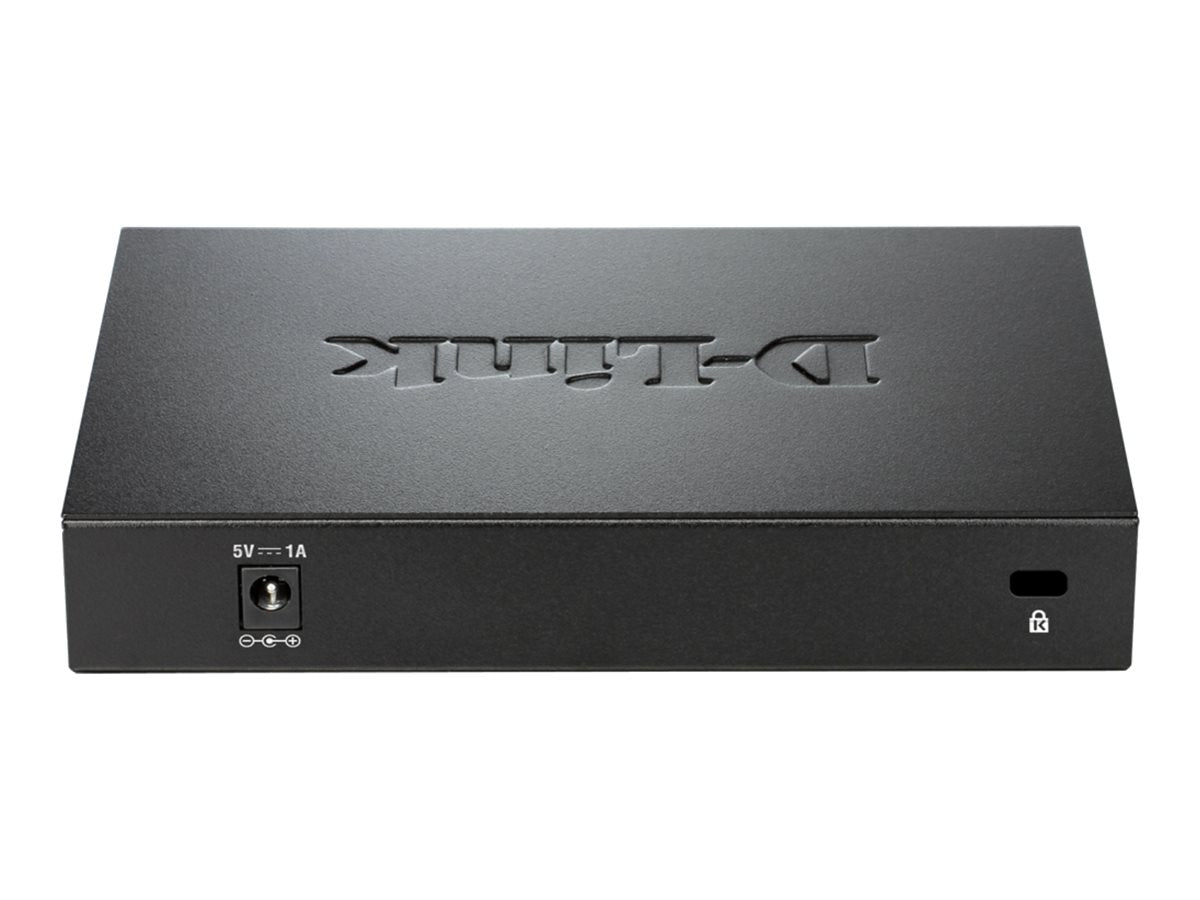 D-LINK DES-108 8-Port Layer2 Fast Ethernet Switch Rückansicht