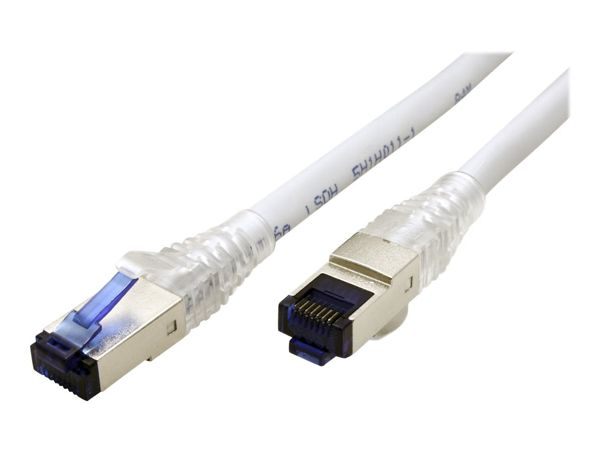 ROLINE Patchkabel Kat.6A Class EA S/FTP PiMF Massivdraht LSOH grau 50m - Vorderansicht