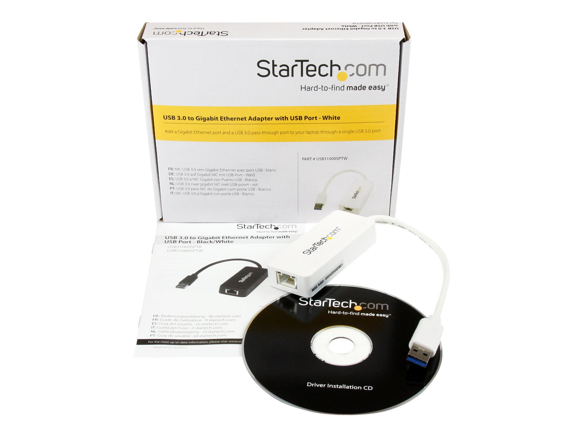 STARTECH.COM USB 3.0 SuperSpeed auf Gigabit Ethernet Lan Adapter Verpackung