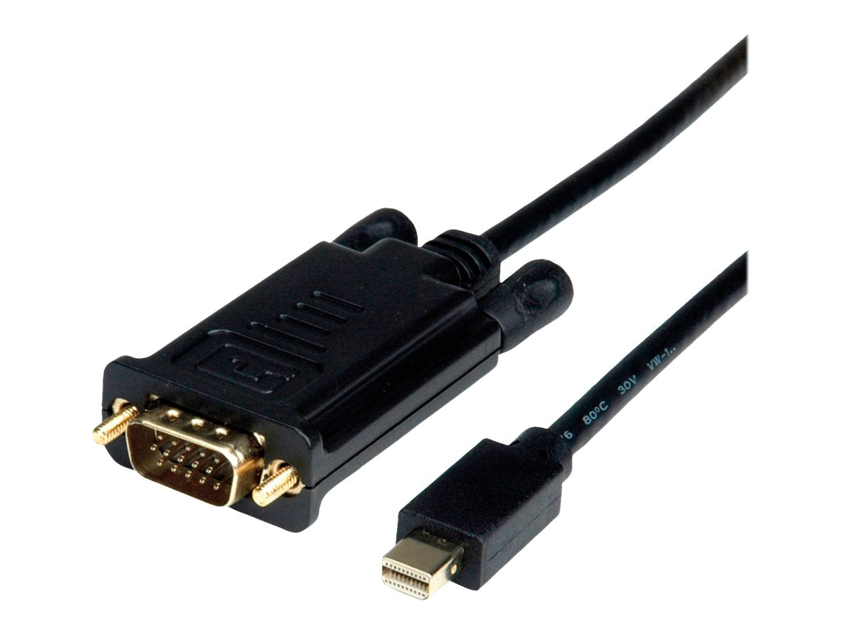 ROLINE Kabel Mini DisplayPort-VGA Vorderansicht