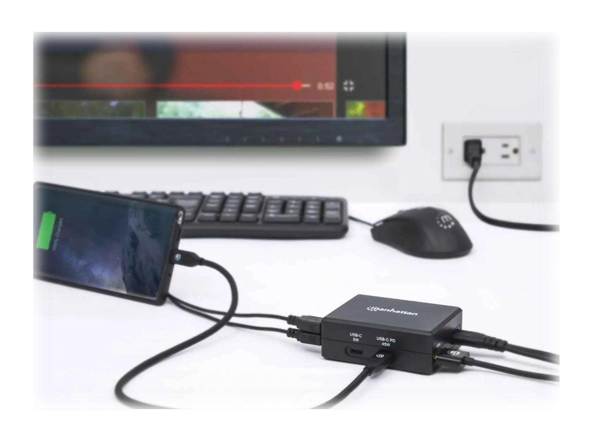 MANHATTAN Smart Video Power Delivery-Ladehub Detailansicht