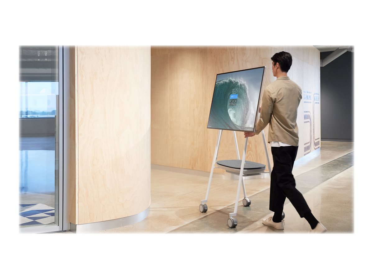 Seitenansicht des MICROSOFT Surface HUB 2S 50 Zoll Touchscreen