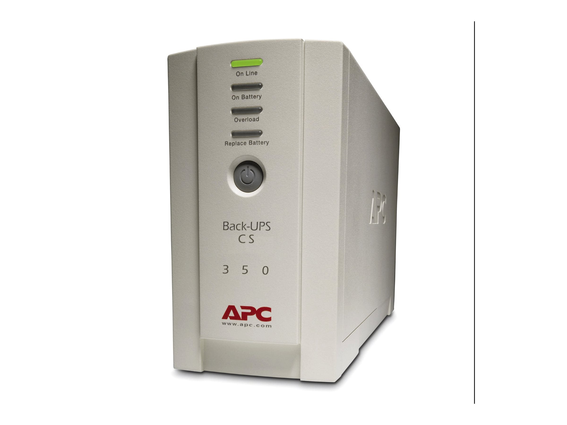 APC Back-UPS CS 350 USV Seitenansicht