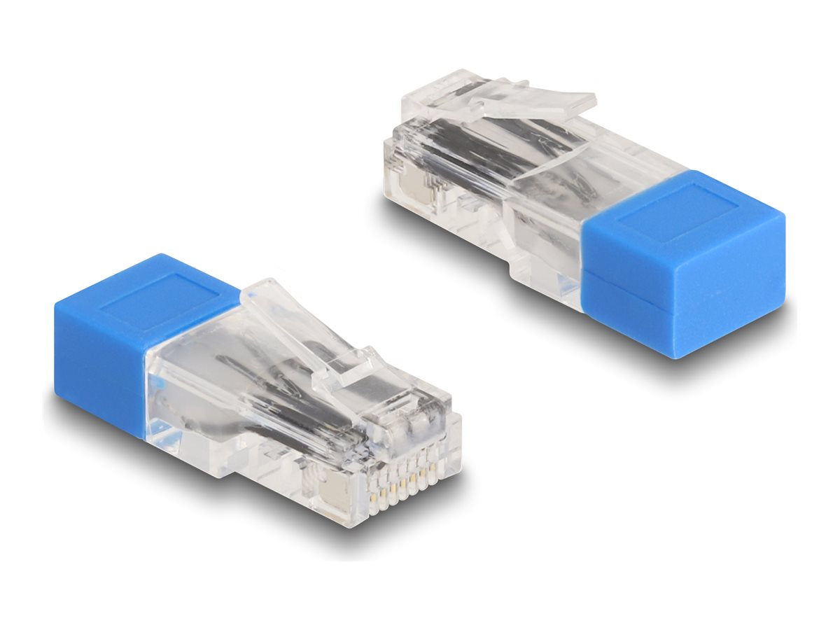 DELOCK RJ45 Stecker mit Abschlusswiderstand 120 Ohm - Vorderansicht